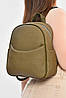 Рюкзак жіночий з екошкіри зеленого кольору 201949P, фото 2