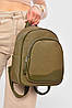 Рюкзак жіночий з екошкіри зеленого кольору 201953P, фото 2
