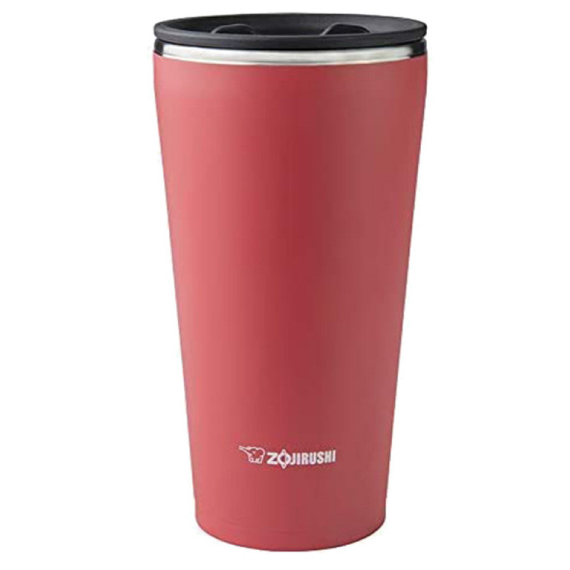 Термостакан з ситечком Zojirushi SX-FSE45PV (0,45 л), червоний, сталевий колба, відмінна термоізоляція, фото 1