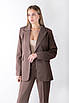 Костюм з приталеним піджаком та штанами мокко 40455 (2000000145839), фото 2