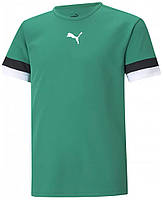 Футболка Puma teamRISE Jersey Jr зелений Діт 152 см original Акція Знижка