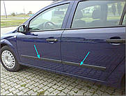 Молдинги на двері для Opel Astra H 5dr хетчбек, 4dr седан 2004-2014