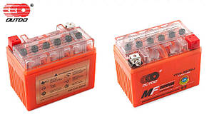 Акумулятор 12V 4А гелевий (114x71x88, помаранчевий, mod:X4L-BS)