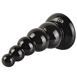 Чорна анальна втулка 14 см, Анальна пробка для фістингу на присосці, Стимулятор ануса, Інтимні іграшки, фото 7