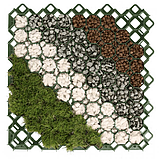 Газонна решітка MULTI GRID 40х600x600 мм зелена KRMG40GY, фото 3