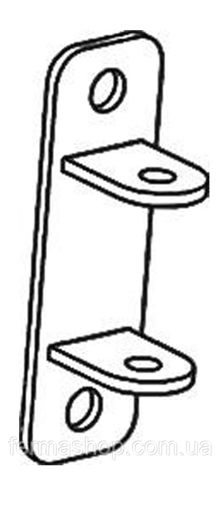 Кріплення стінове під петлі, фото 1