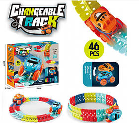 Автомобільна перегонова траса з машинкою Cheangeble Track 46 pcs SV227