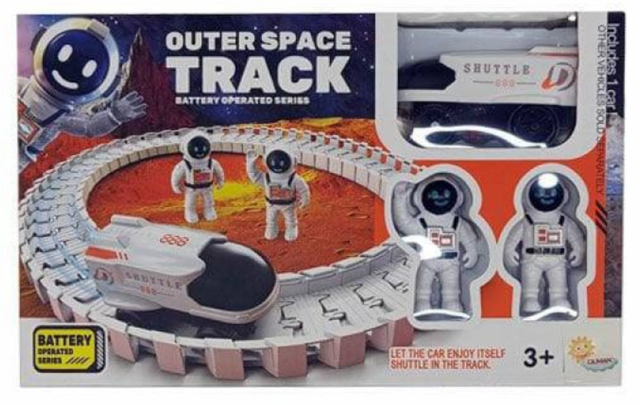 Космічний трек Outer Space Track зі звуковими ефектами та світлом, маленький набір LT243177 SV227, фото 1