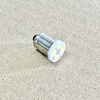 Лампа LED-габарит, підсвічування приладової панелі T8-03 (1LED) BA9S білий 24 вольти (tmp-28T8-24V) 4905973848