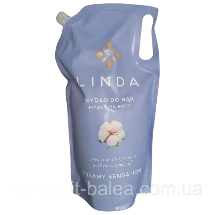 Рідке мило з екстрактом бавовни Linda Creamy Sensation 1000 мл