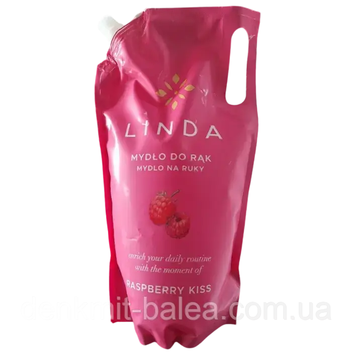 Рідке мило для чутливої шкіри з екстрактом Малини Linda Raspberry Mydlo w Plynie 1000 мл.