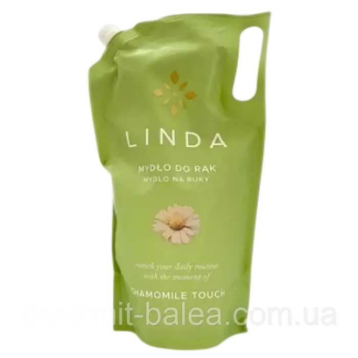 Рідке мило з екстрактом Ромашки Linda Chamomile Kremowe Mydlo w plynie 1000 мл, фото 1