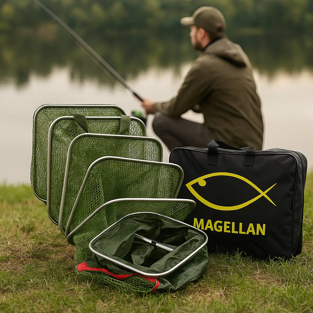 Садок для риболовлі MGLN прогумований прямокутний 2 м 40х30 см