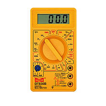 Мультиметр HAOYUE DT830B yellow, 9V, щупи