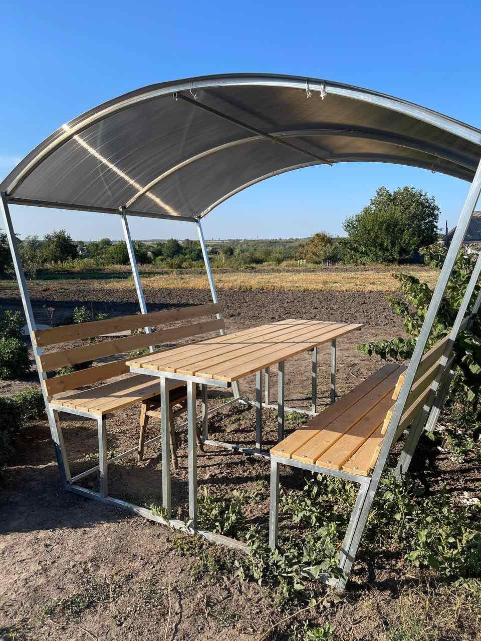 Альтанка “Западенська” з дахом із полікарбонату 4мм, фото 1