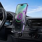 Автотримач із бездротовою зарядкою 15W HOCO CA202 PLUS, фото 3