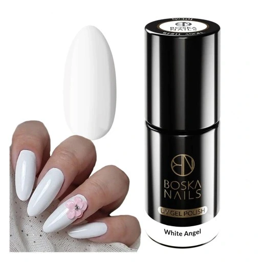 Набір з 4 шт. Boska Nails гель-лак для нігтів 6 мл White Angel 301 білий 6мл 301