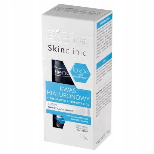 Набір з 4 шт. Bielenda Skin Clinic Professional Serum зволожувально-заспокійливе 30 мл з гіалуроновою кислотою