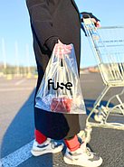 Поліетиленові пакети майка Іміджеві пакети з логотипом прозорі 25х40 см, фото 3