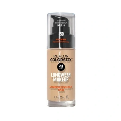 Набір з 3 шт. Revlon Colorstay основа з помпою 150 Buff Spf15 30 мл для жирної та комбінованої шкіри 150