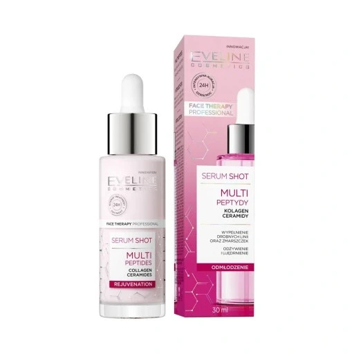 Набір з 3 шт. Eveline Cosmetics сироватка-шот омолоджувальний курс з мультипептидами