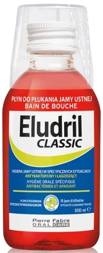 Набір з 3 шт. Рідина для полоскання рота Pierre Fabre 200 мл Eludril Classic рідина для ротової порожнини 200мл