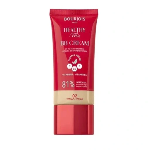 Набір з 3 шт. Крем Bb Bourjois Healthy Mix 02 Medium 30 Ml Mix Bb Cream легкий крем Bb для обличчя 02 ваніль 30мл