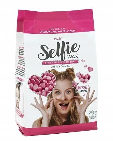 Набір з 3 шт. Italwax Selfie воск 500g безлентний для обличчя твердий воск краплі до 500g