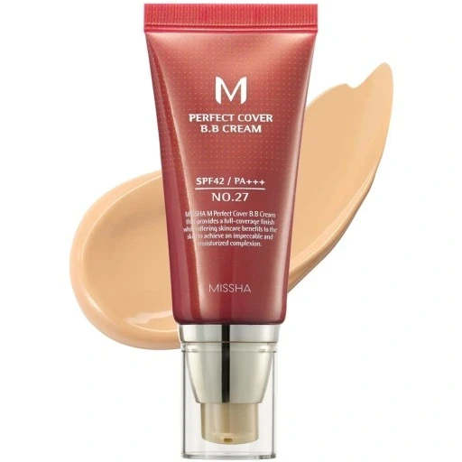Набір з 2 шт. Крем Bb Missha Perfect Cover 27 Honey Beige Spf 41-50 20 мл крем для обличчя Bb No 27 50 мл