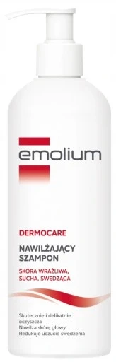 Набір з 2 шт. Шампунь Emolium 400 мл заспокійливий Dermocare зволожуючий 400 мл