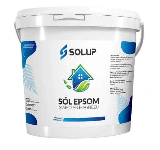 Набір з 2 шт. Сульфат магнію епсомська сіль Solup 5 кг семигідратна сіль для ванн