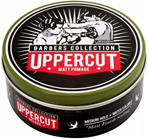 Набір з 2 шт. Паста для волосся Uppercut Deluxe 100 мл матова помада для стилізації зелена 100 г