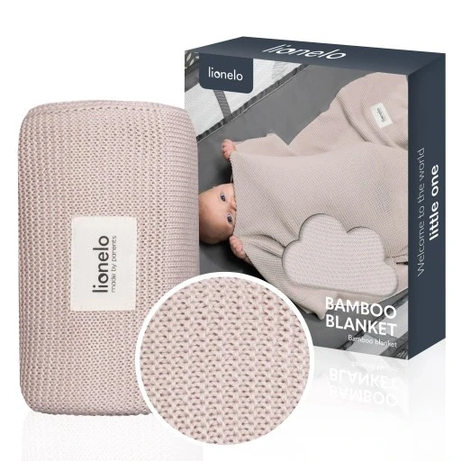 Бамбуковий плед-обгортка для дітей 75x100cm перший Lionelo Bamboo