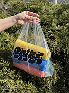 Пакет майка прозорий Пакети з логотипом майка оптом під замовлення 30х50 см, фото 7