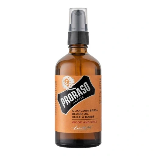 "proraso Wood & Spice" олія для бороди 100мл харчова олія для бороди для чоловіків