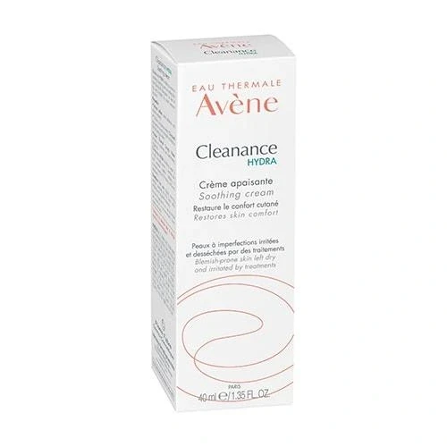 Заспокійливий крем для обличчя Avène Cleanance Hydra день і ніч 40 мл Avène заспокійливий крем 40 мл