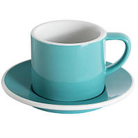 Чашка Loveramics Bond Espresso Cup & Saucer 150 мл. Teal з блюдцем