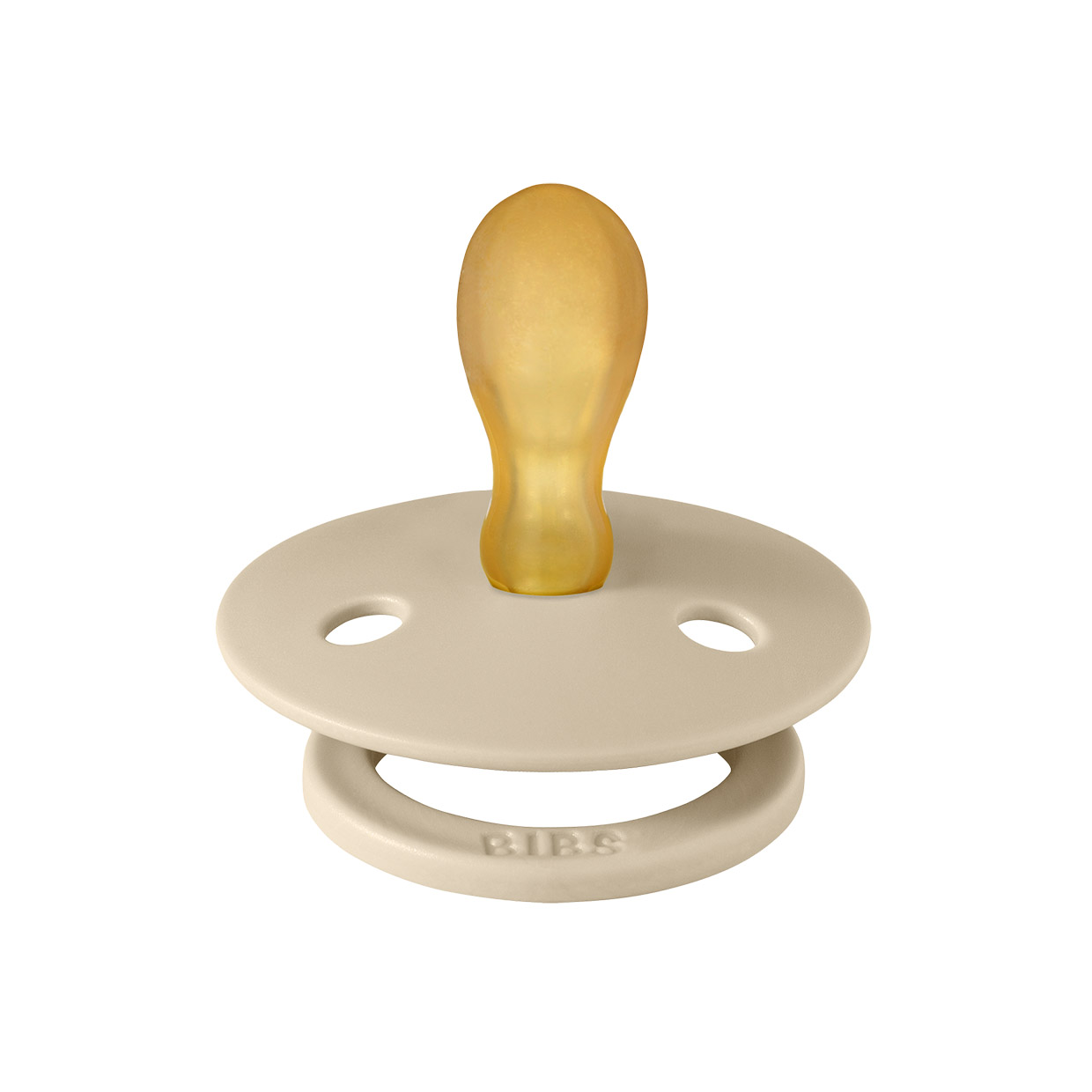 Пустушка BIBS Colour Latex Symmetrical (симетрична) – Vanilla 0-6міс., фото 1