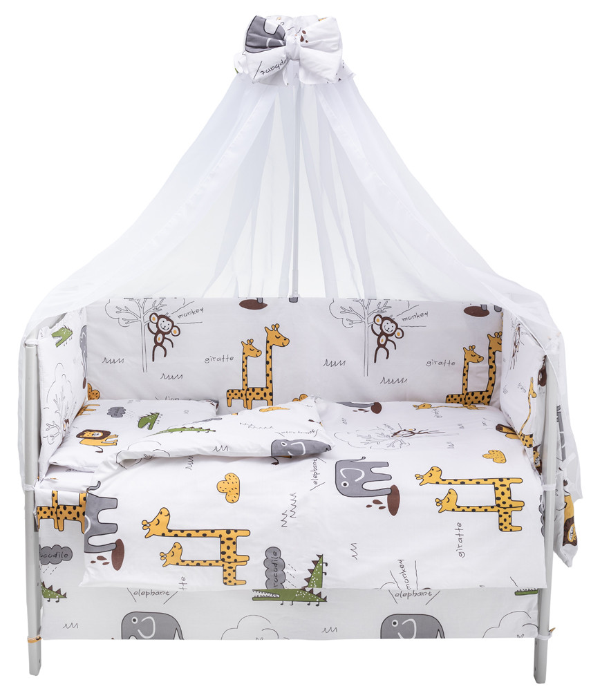 Детская постель Babyroom Gold RG-08 белый (сафари)