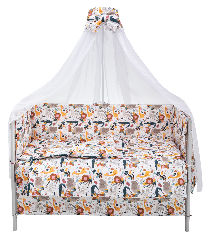 Дитяча постіль Babyroom Gold RG-08 білий (африка), фото 1