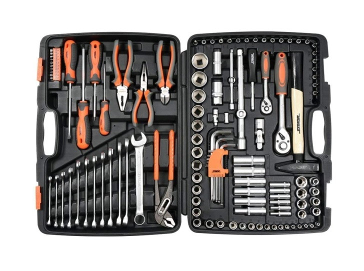 Набір інструментів Sthor 1/2" 122 предмета (58690), фото 1