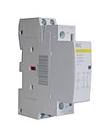 Контактор модульний 25А КМ-1-25-20 2no 24V AC Тechno Systems