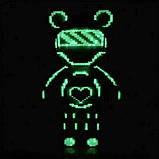 Конструктор 3D Magic Blocks «Ведмідь з окулярами», 50 см, 4031 деталь 2009, фото 3