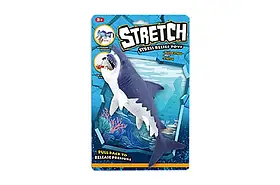 Стретч-іграшка Акула 5050-43 на планшеті розмір акули 25см.
