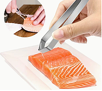 Пінцет для видалення рибних кісток і пір'я птиці (курячих, качиних)