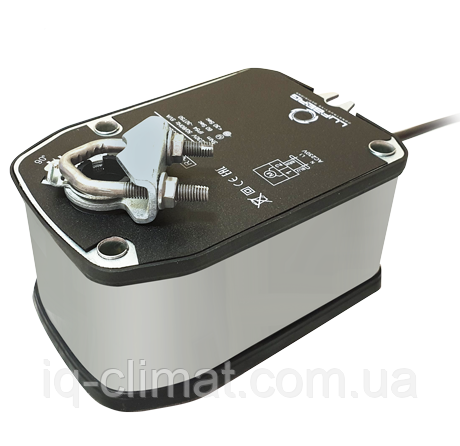 DA03S220 електропривід R.A. (Lufberg) 230В, 3Нм з вбудованою поворотною пружиною для повітряної заслінки до 0,5м²