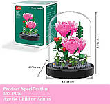 Конструктор «Квіти у колбі» з LED-підсвіткою, 504 деталі 104, фото 3