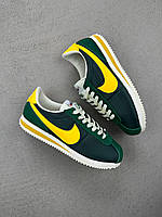 Зелені чоловічі кросівки Nike Classic Cortez Leather Forrest Gump Демісезонні кеди Найк Кортез