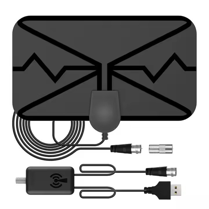 Кімнатна активна антена Т2 HDTV DVB-T із підсилювачем 25 dBi 4K 1080p