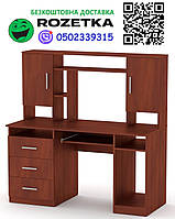 Стіл комп'ютерний Менеджер яблуня Компаніт (140х60х142 см), Доставка в пункт видачі Rozetka БЕЗКОШТОВНА